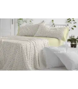 JUEGO DE SÁBANAS BURRITO BLANCO TRI-182