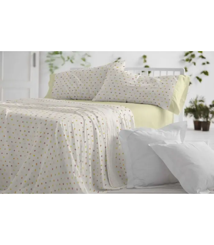 JUEGO DE SÁBANAS BURRITO BLANCO TRI-182